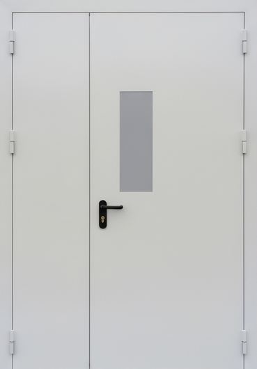 Противопожарная дверь с остеклением Противопожарная дверь с остеклением